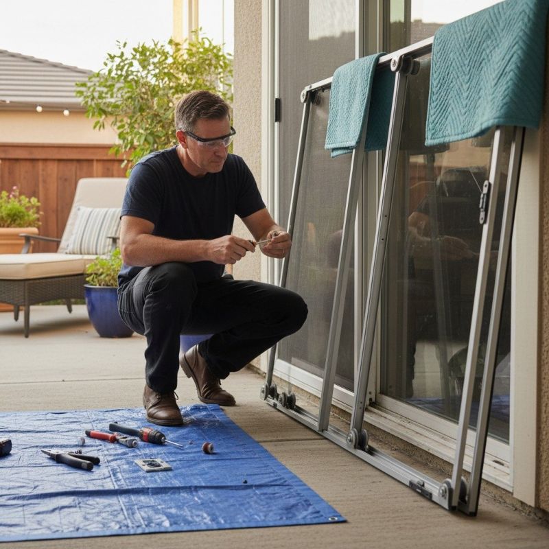 Patio Door Track Repair in Kansas City, KS
