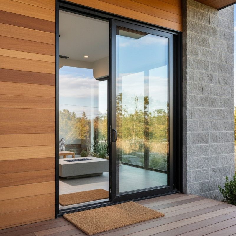 Wood Sliding Door Installation in Overland Park, KS